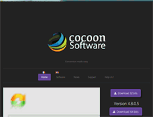 Tablet Screenshot of cocoonsoftware.com